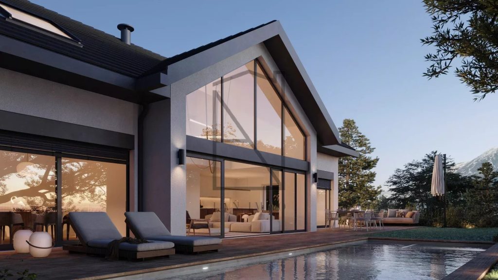 Villa sur plans 6.5 pièces avec vue lac
